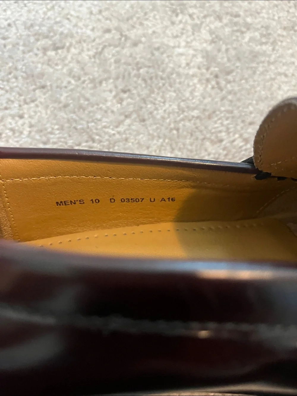 Cole Haan Men's Tassel Penny Loafers in Dark Brown